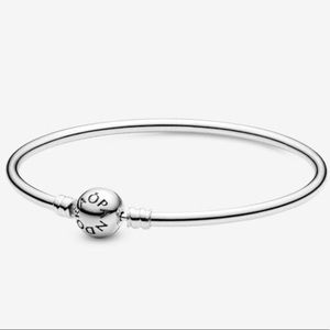 Silver pandora bangle bracelet